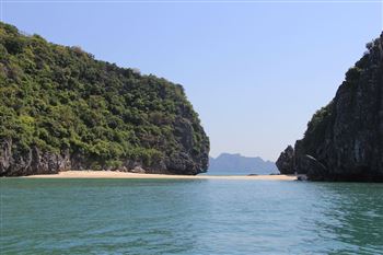 Beaches in Cat Ba town