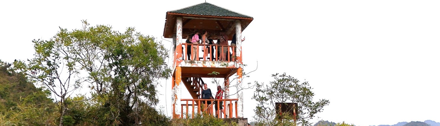 Tower on Ngu Lam peak