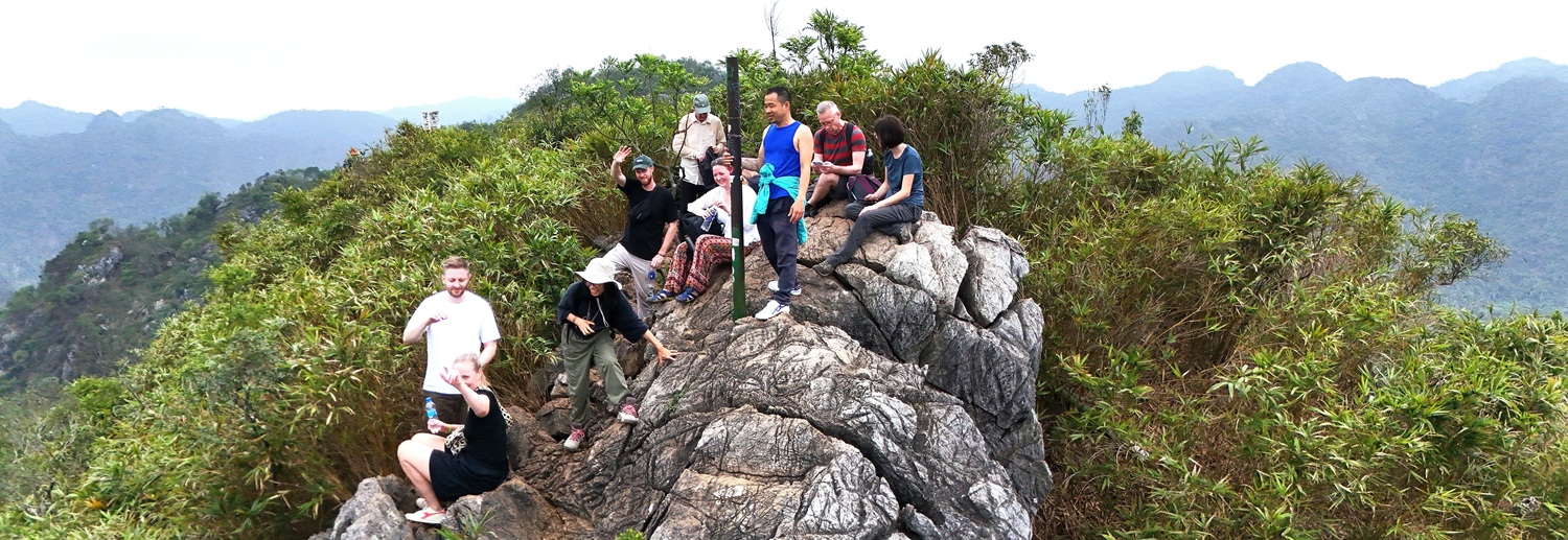 at the Ngu Lam peak